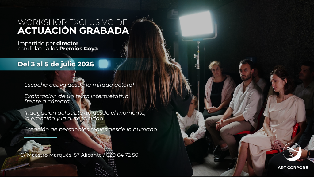 actuación frente a cámara